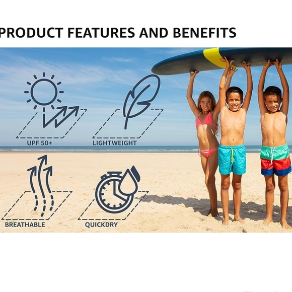 KANU Girls' Willow V-Neck Bikini Beach Sport 2-Piece Swimsuits - Picture 3 of 3